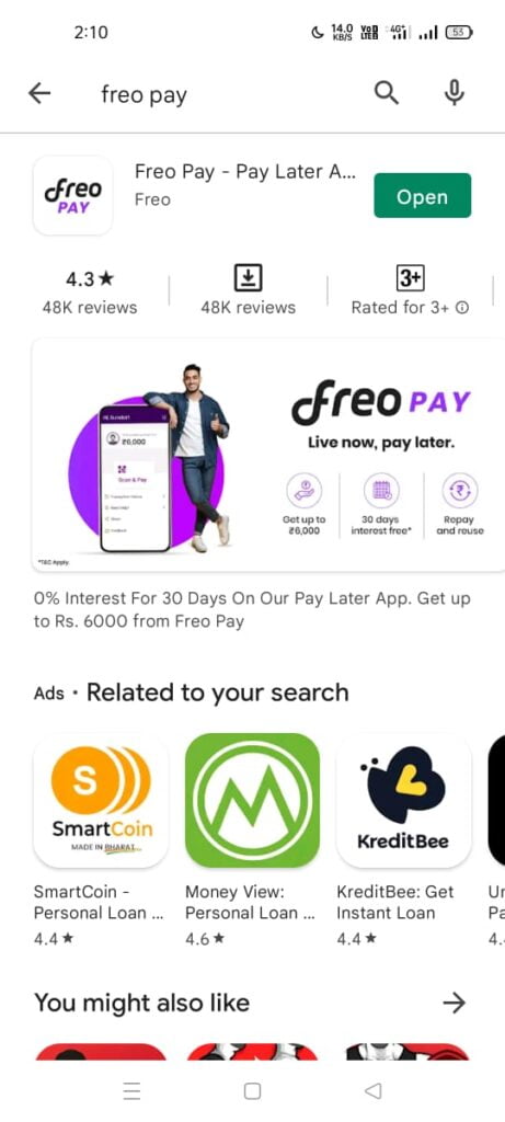 Freo Pay App