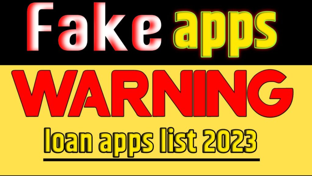 fake loan app list