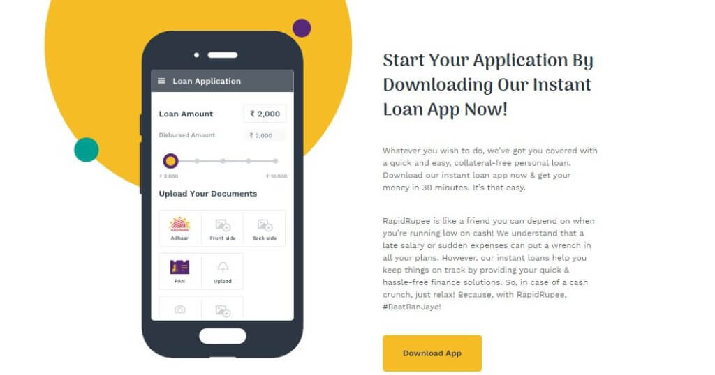 Rapid Rupee Loan App 